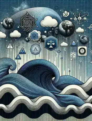 "Ilustrasi DeepSeek: Gambar menunjukkan tampilan antarmuka DeepSeek dengan peringatan risiko halusinasi, berkaitan dengan diskusi regulator tentang kegagalan sistem dalam memperingatkan pengguna."