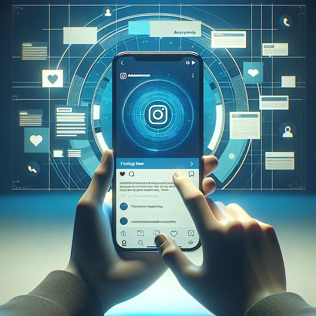 "Panduan Lengkap Instagram Story Viewer: Cara Melihat Story Secara Anonim - Ilustrasi menampilkan tampilan aplikasi Instagram dengan fokus pada fitur melihat story tanpa terdeteksi."