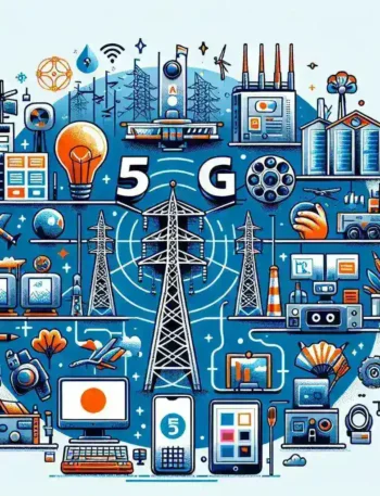 "Ilustrasi jaringan 5G di Indonesia, menunjukkan antena dan perangkat teknologi canggih yang mendukung perkembangan infrastruktur 5G dan dampaknya terhadap industri kreatif."