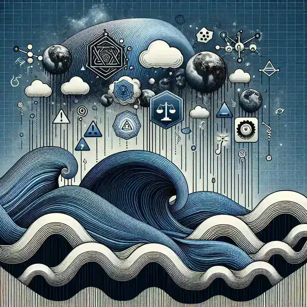 "Ilustrasi DeepSeek: Gambar menunjukkan tampilan antarmuka DeepSeek dengan peringatan risiko halusinasi, berkaitan dengan diskusi regulator tentang kegagalan sistem dalam memperingatkan pengguna."